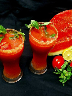 A picture of Tomato Melon Juice.