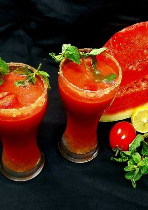 A picture of Tomato Melon Juice.
