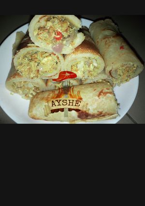 A picture of Stuffed pancake.