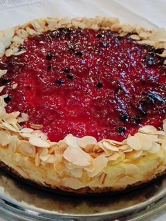Áfonyás sajttorta recept fotója