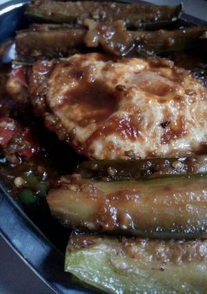 Foto resep Balado telor terong saos tiram