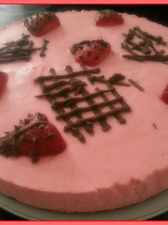 Una foto de Tarta de fresas