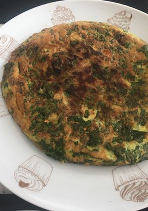 Una foto de Tortilla de espinaca