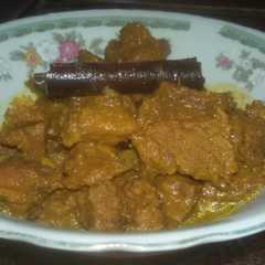 A picture of Semur Daging.