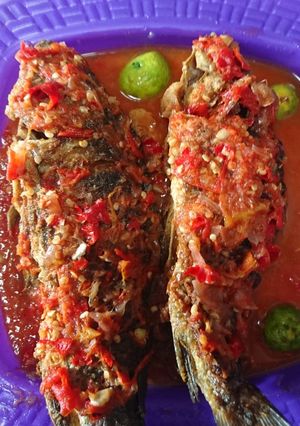 Foto resep Pecak ikan mas
