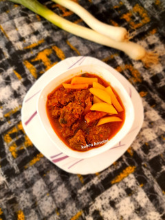 عکسی از دستور خورشت تره فرنگی با گوشت چرخ کرده(مهارتهای پایه ای)