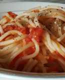 Espaguetis Rojo (con Tomate)