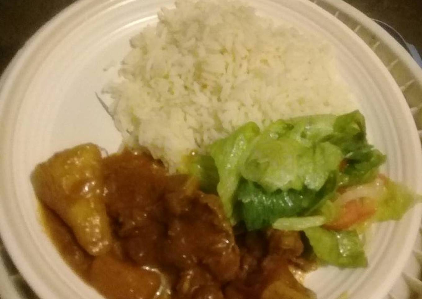 Tasty oxtail beef stew