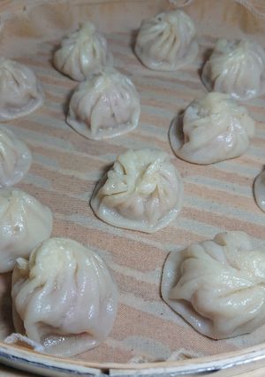 A picture of Xiao Long Bao (Soup Dumplings).