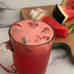 A picture of Minty Watermelon Gond Katira Lemonade Fizz.