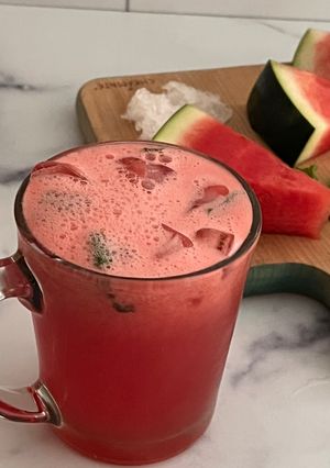 A picture of Minty Watermelon Gond Katira Lemonade Fizz.