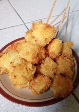 Foto resep Sate pisang krispi