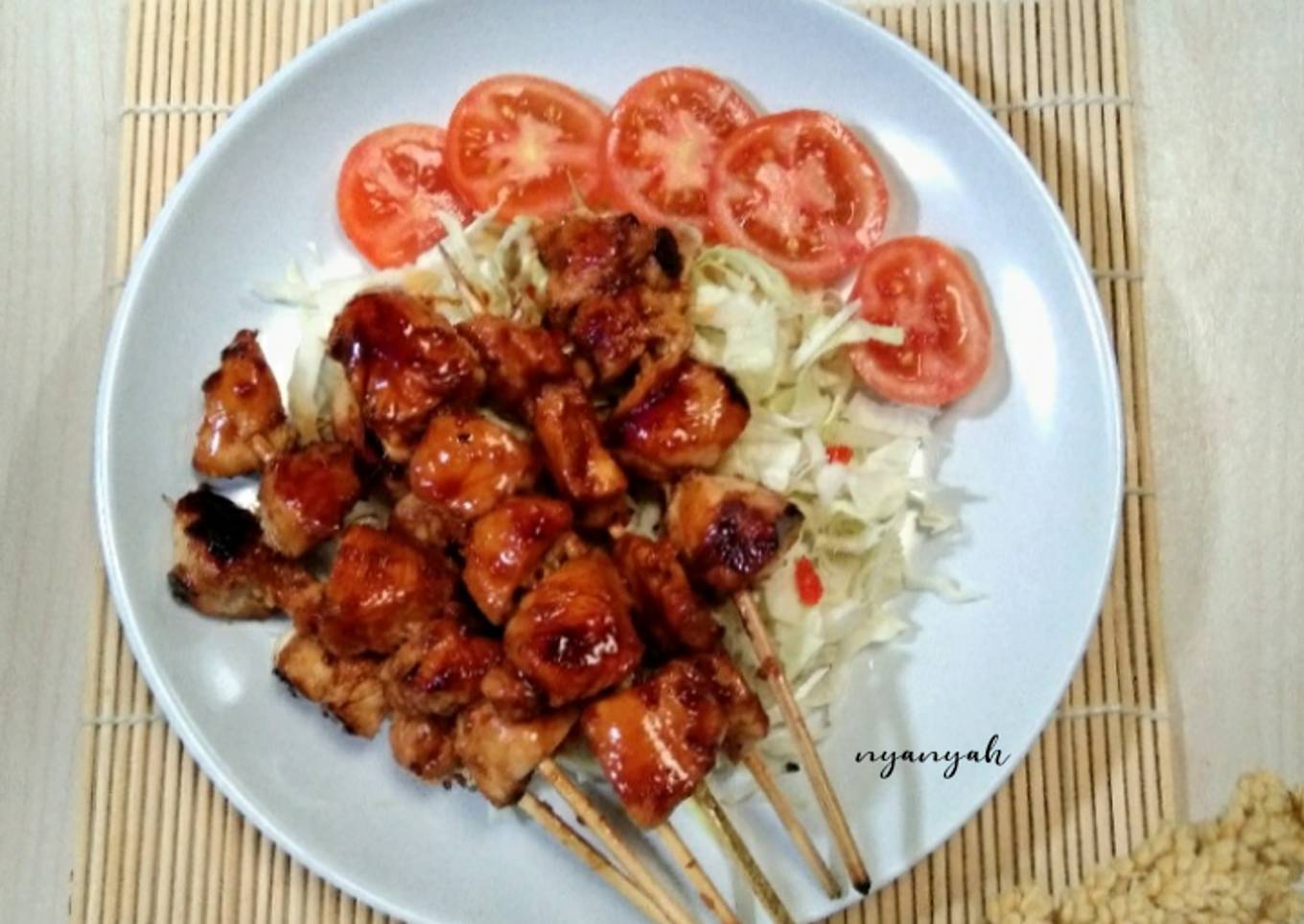 Sate ayam bumbu kecap