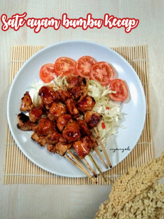 Foto resep Sate ayam bumbu kecap