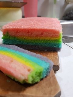 Foto resep Bolu Kukus Rainbow