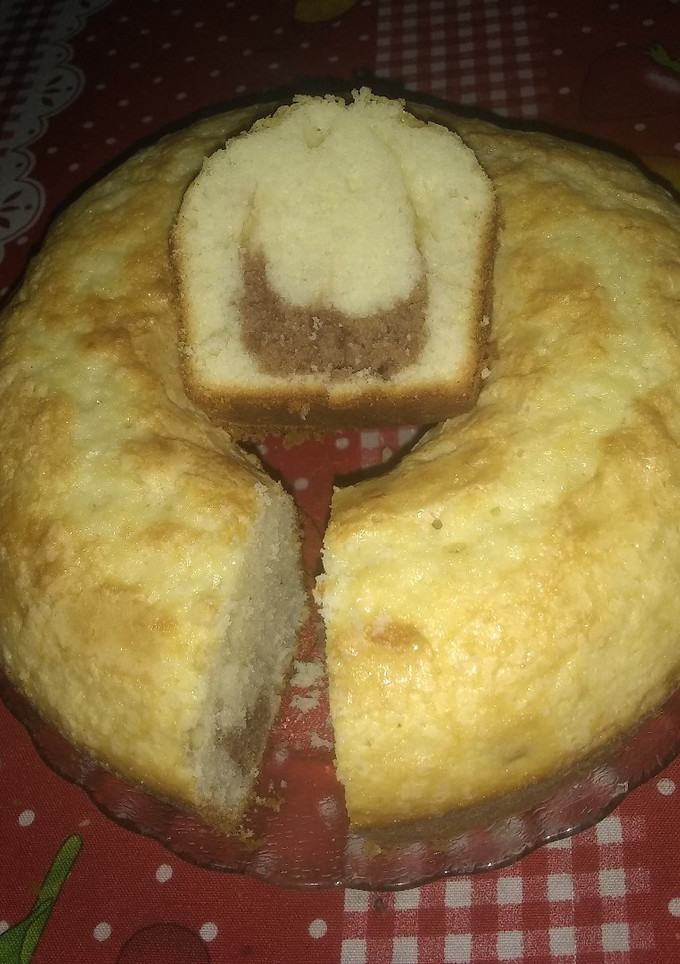 Una foto de Bizcochuelo marmolado