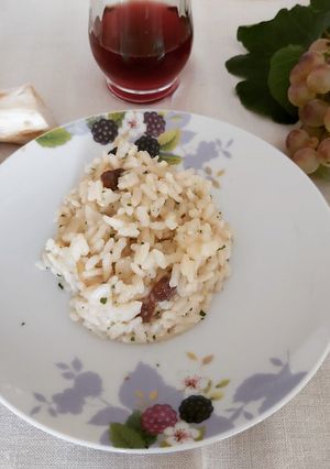 A picture of Porcini Mushroom Risotto.