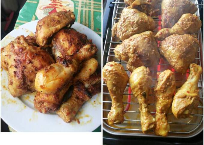 Ayam bakar padang / ayam Singgang