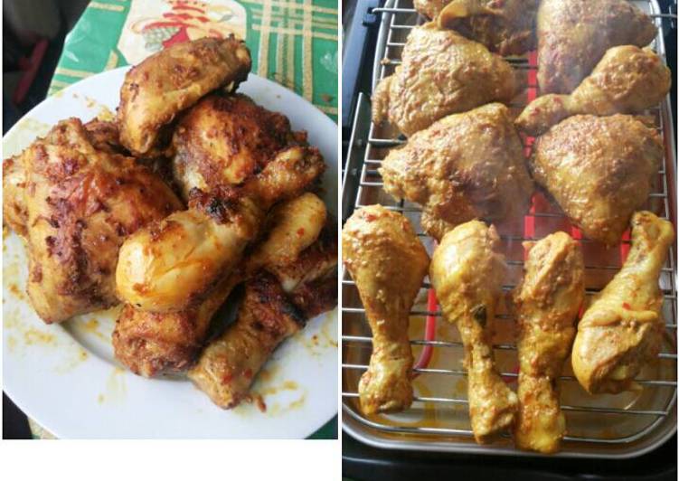 Langkah Mudah Menyiapkan Ayam bakar padang / ayam Singgang Anti Gagal