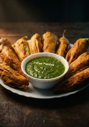 हरी मिर्ची के पकोड़े रेसिपी मुख्य फोटो