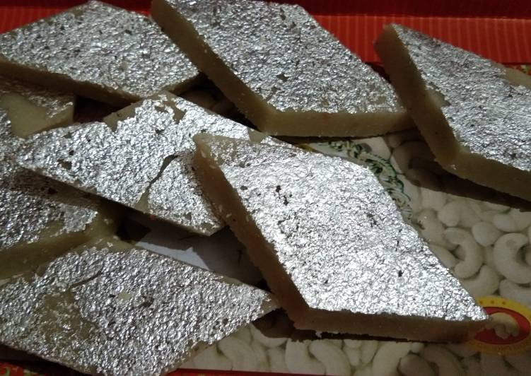 Recipe of Quick Cashews Burfi