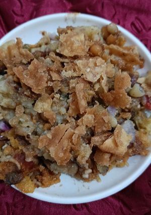 A picture of Kachori Chat.