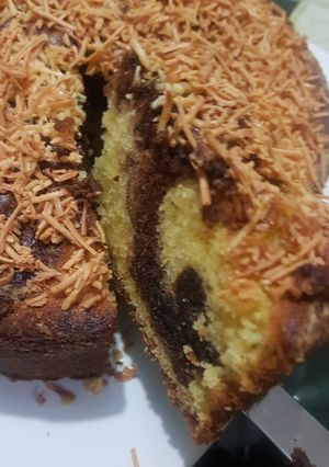 Foto resep Bolu marmer keju
