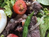 Salad thịt bò, tôm