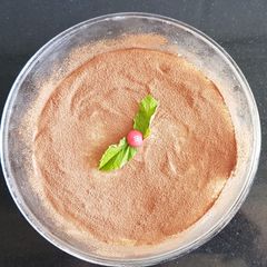 A picture of Oats tripe chocolate mousse.