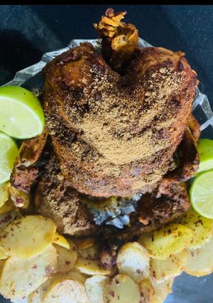 A picture of Masala Chargha.
