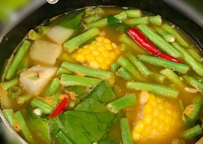 Recipe of Ultimate Indonesian Sour Soup - Sayur Asem