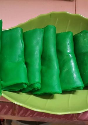 Foto resep Dadar gulung isi kelapa