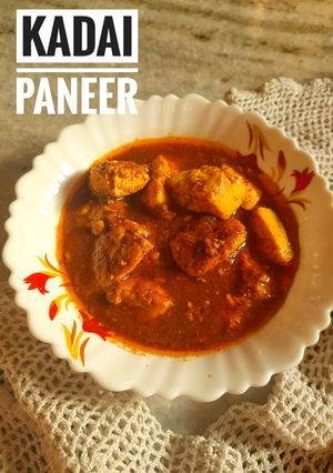 A picture of Kadai Paneer.