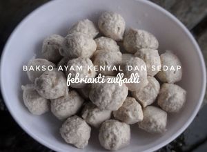 Foto resep Bakso ayam kenyal mental dan padat