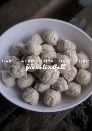 Foto resep Bakso ayam kenyal mental dan padat