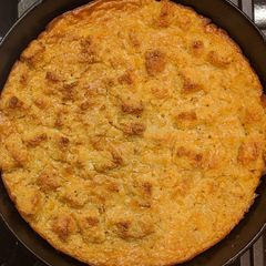A picture of Sweet Corn Bread Pudding.