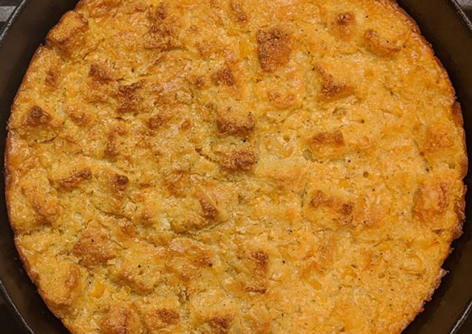 Recipe of Super Quick Homemade Sweet Corn Bread Pudding