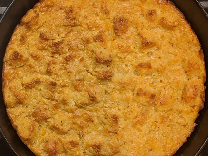 Easy Steps to Prepare Sweet Corn Bread Pudding the Awesome  Can spoil the tongue