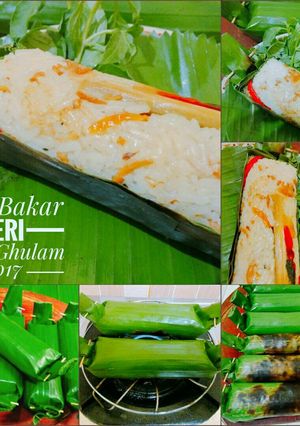 Foto resep Nasi Bakar Ikan Teri