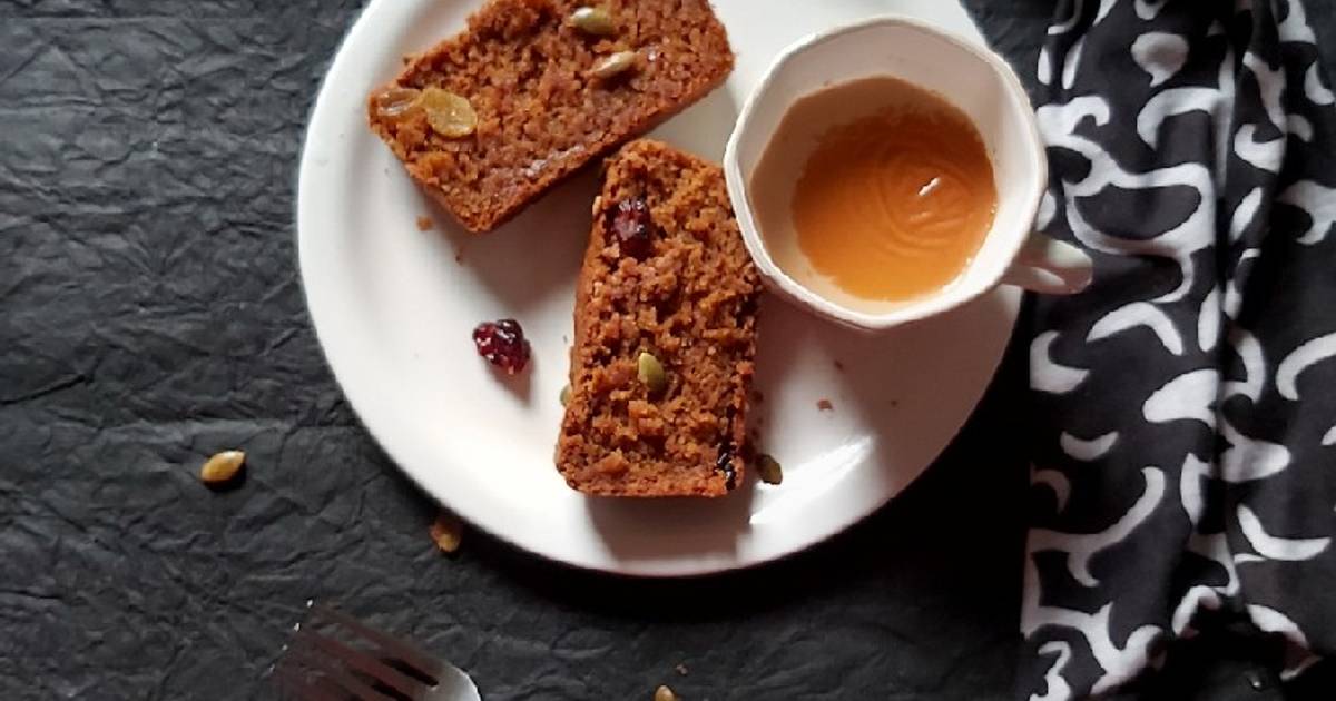 Whole wheat carrot cake with orange drizzle recipe by Anjali Valecha at  BetterButter