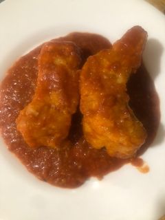 Una foto de Bacalao a la vizcaína