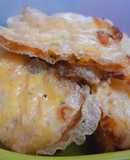 Khoai tây ép bánh tráng chiên giòn