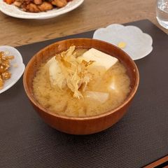 A picture of My family recipe - Japanese new year soup 'Ozoni'.
