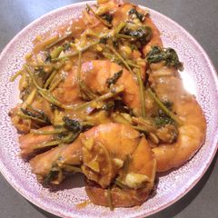 A picture of Shrimp in Ketchup.