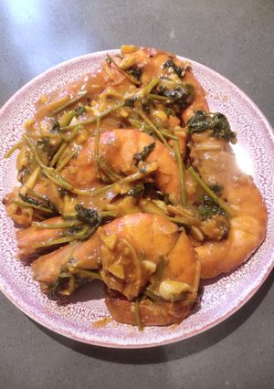 A picture of Shrimp in Ketchup.