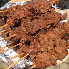 A picture of Beef suya.