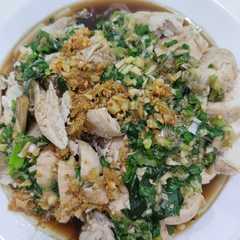 Hainanese Chicken Rice (nasi ayam Hainam) di rice cooker-レシピのメイン写真