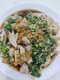Foto resep Hainanese Chicken Rice (nasi ayam Hainam) di rice cooker