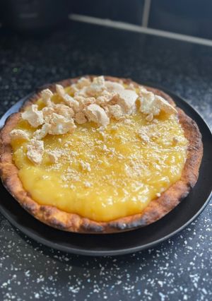 Zdjęcie przepisu Mazurek z lemon curd.