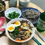 Hình của món Mì Ramen Miso bò rau củ.